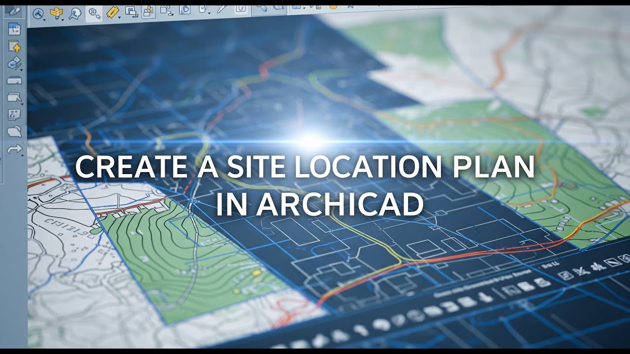 Creating a Site Location plan in ArchiCAD