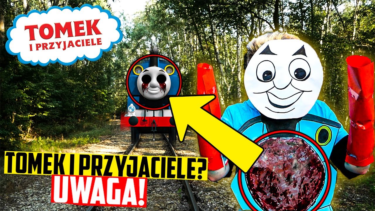 (ZAMIENIŁEM SIĘ W TOMKA) NIGDY NIE PR&Oacute;BUJ WYWOŁAĆ TOMEK I PRZYJACIELE NA NAWIEDZONYCH TORACH...