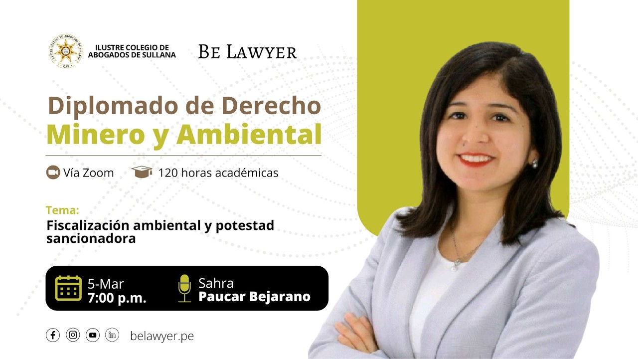 9. Fiscalización Ambiental y Potestad Sancionadora | Be Lawyer
