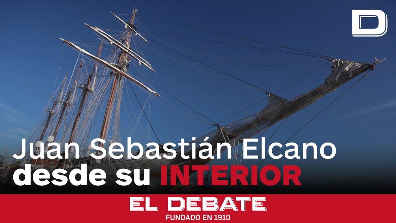 Así es el Juan Sebastián Elcano por dentro: literas estrechas y escaleras empinadas