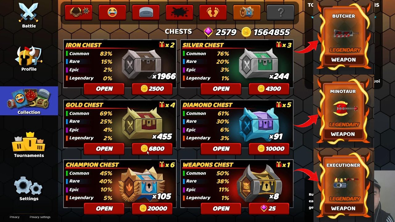 Evowars.io #282: Thầy mở rương, sâu acc, test skill lần 2 ... thật tuyệt vời khi được đao điện thoại