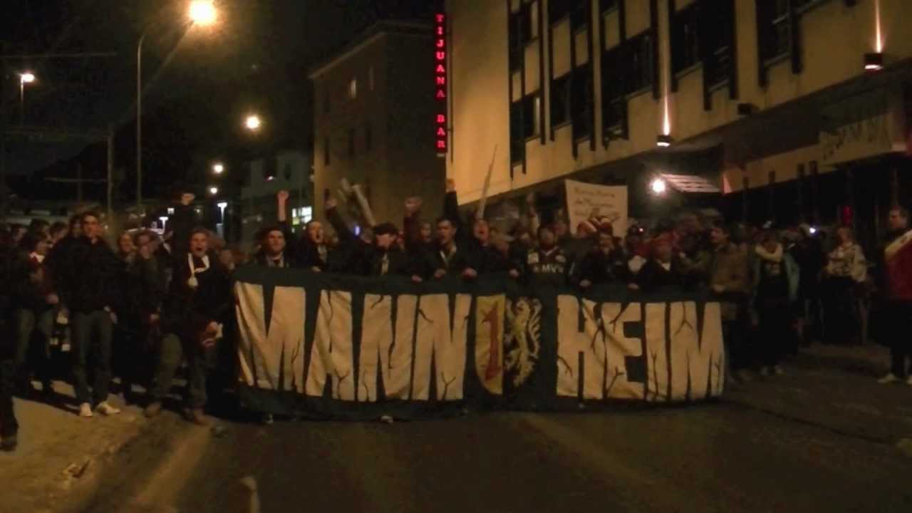Ankunft der Adlerfans in Davos