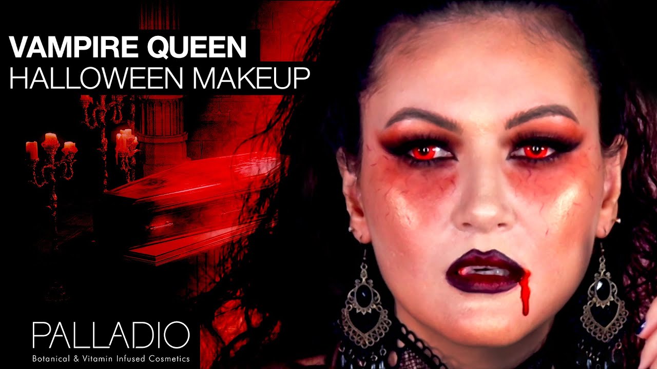 Vampire Queen 🧛🏻‍♀️  | Halloween Makeup Tutorial 👑