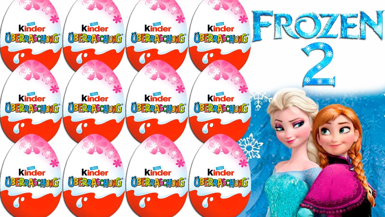 Kolekcja 2016 z 12 Jajko Niespodzianka Kraina Lodu dla kolekcjonerów