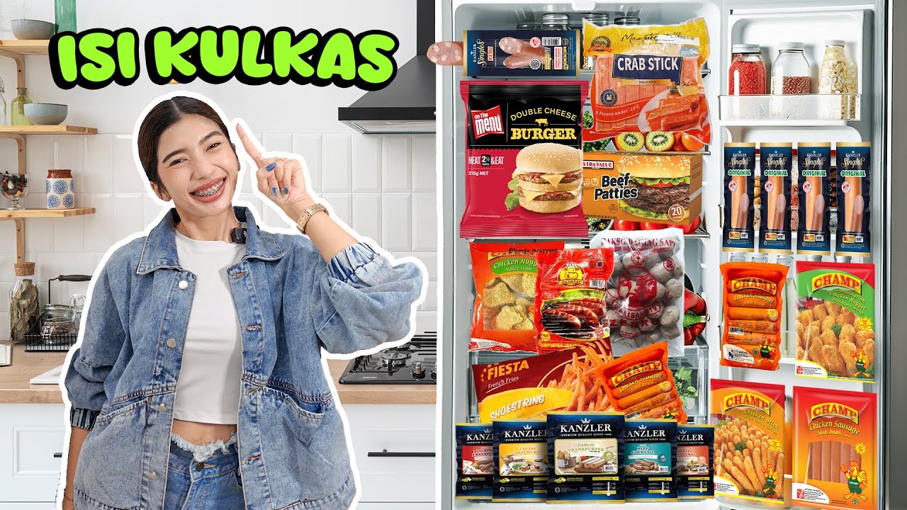 BANYAK BANGET!! MAMI ISI KULKAS SERBA FROZEN FOOD SAMPE PENUH!! SEMUA KESUKAAN ANAK ANAK #viralvideo