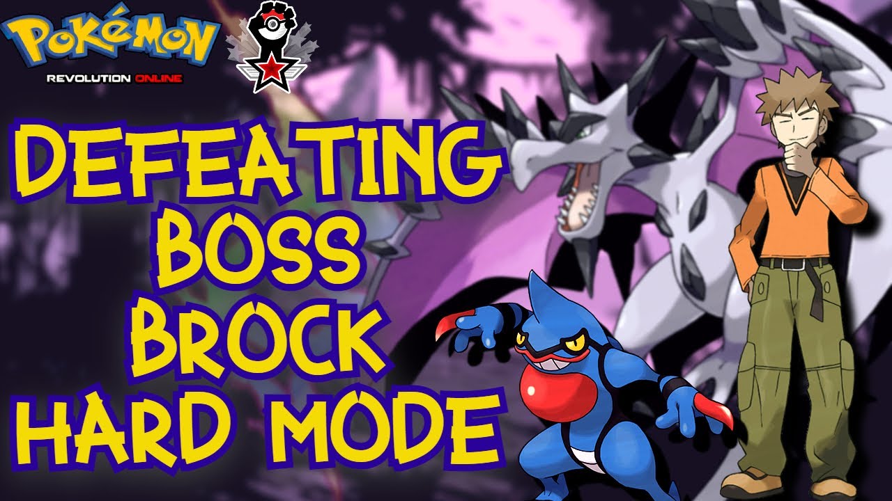 Pokemon Revolution Online (PRO) Defeating Boss Brock
