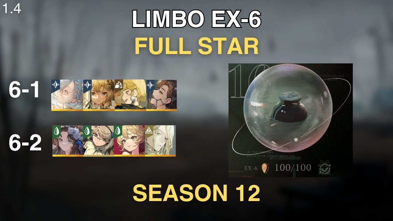 【Reverse: 1999】1.4 Limbo EX 6 Full Star Clear Season 12