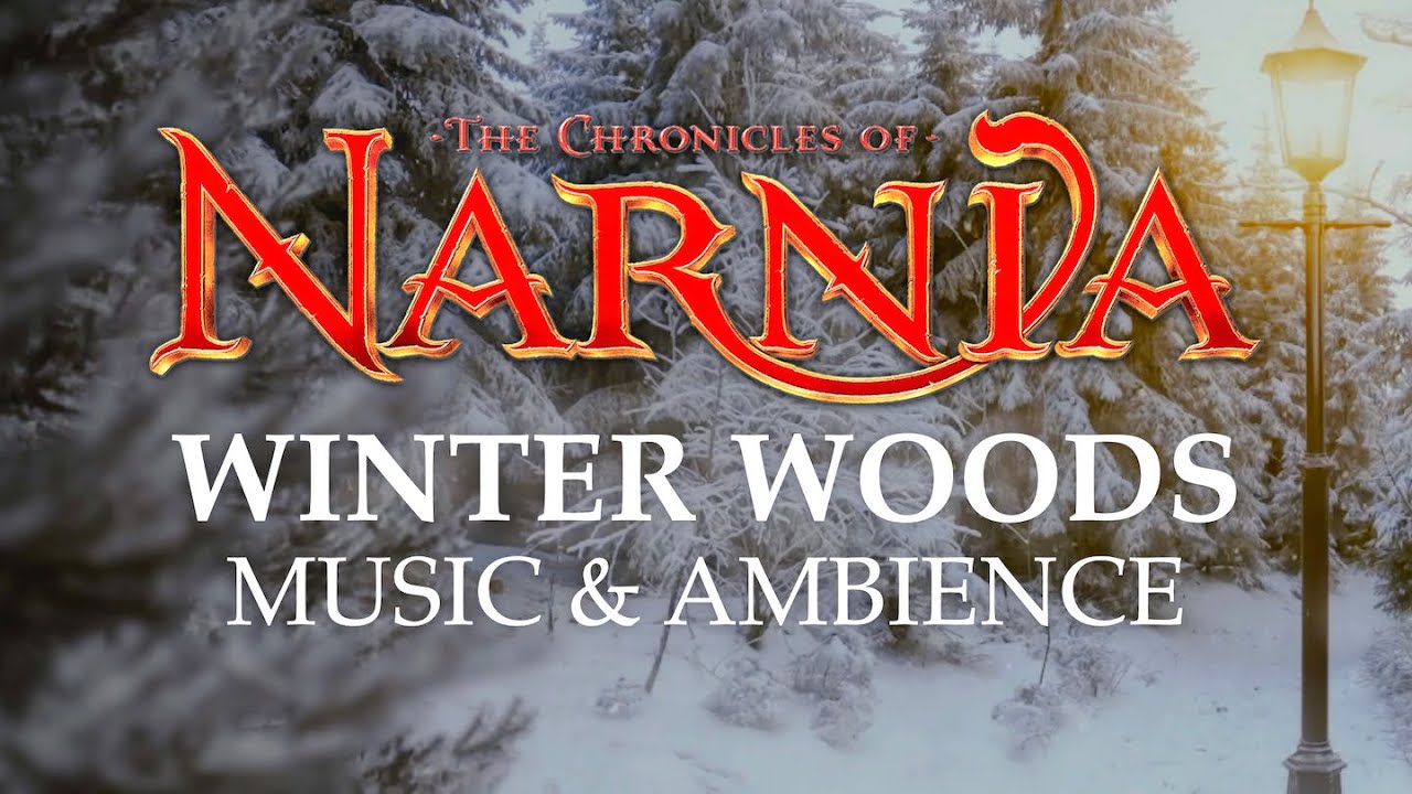 Chronicles of Narnia | Peaceful Winter Woods Music & Ambience in 4K