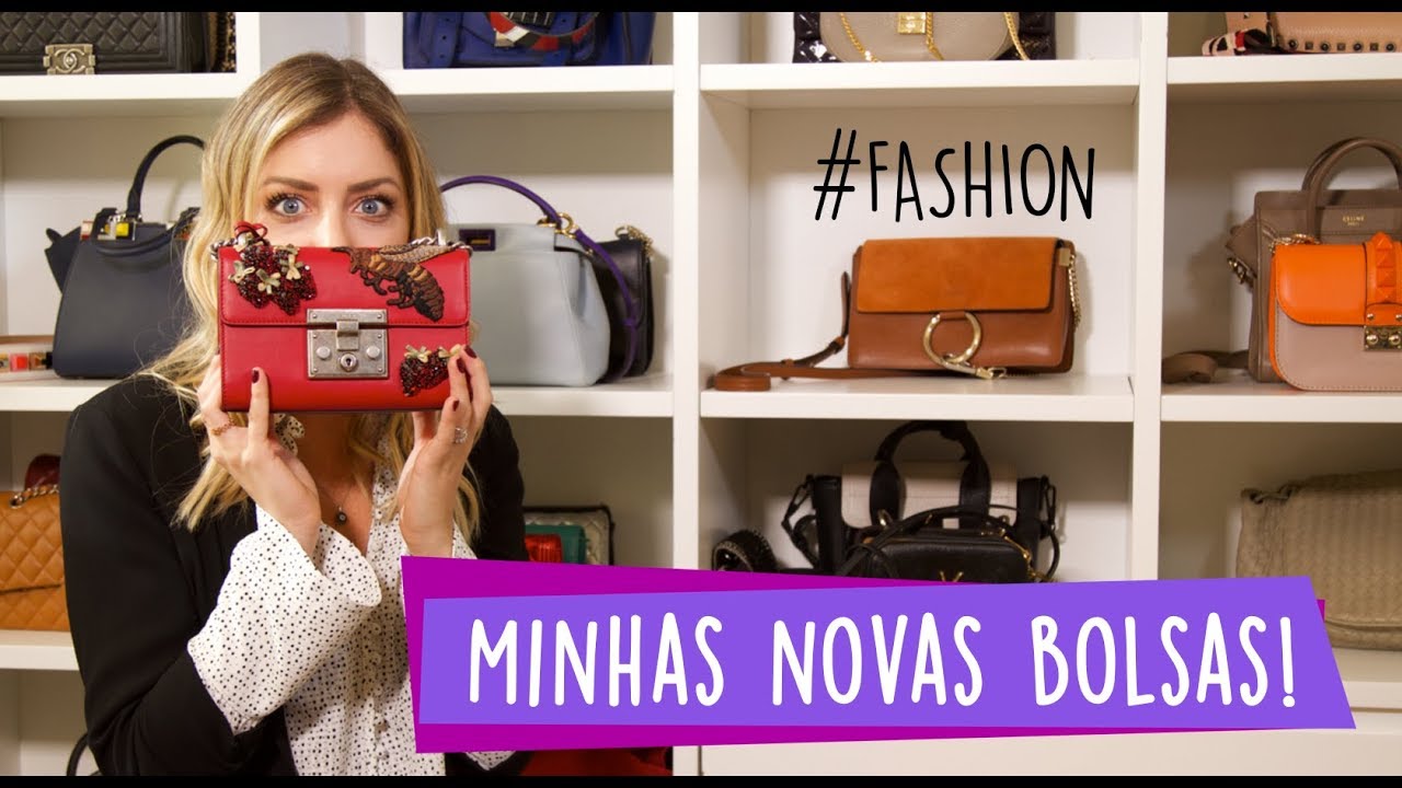 MINHAS NOVAS BOLSAS!