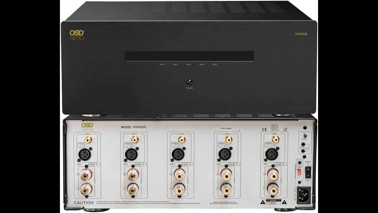 OSD Audio Nero HTA5200 Multi-Channel Amp Review - Pros & Cons - OSD Audio Nero HTA5200