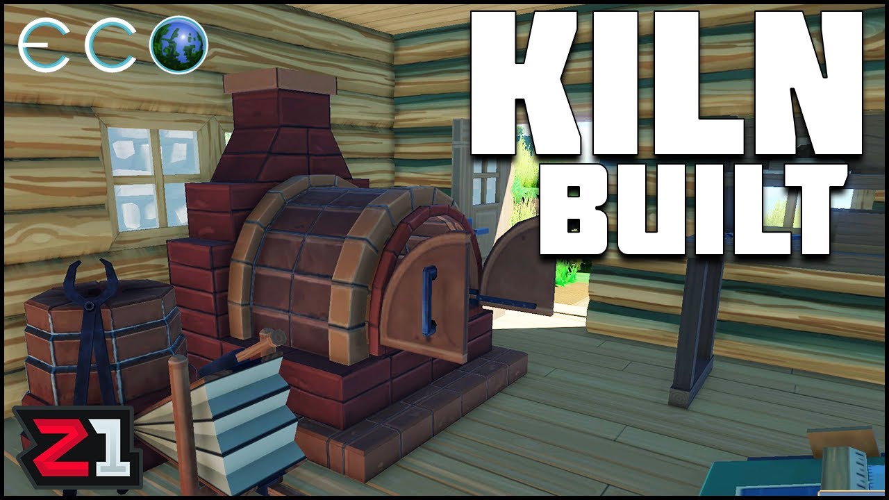 Building a Kiln and MORE! Eco Gameplay Episode 5 | Z1 Gaming