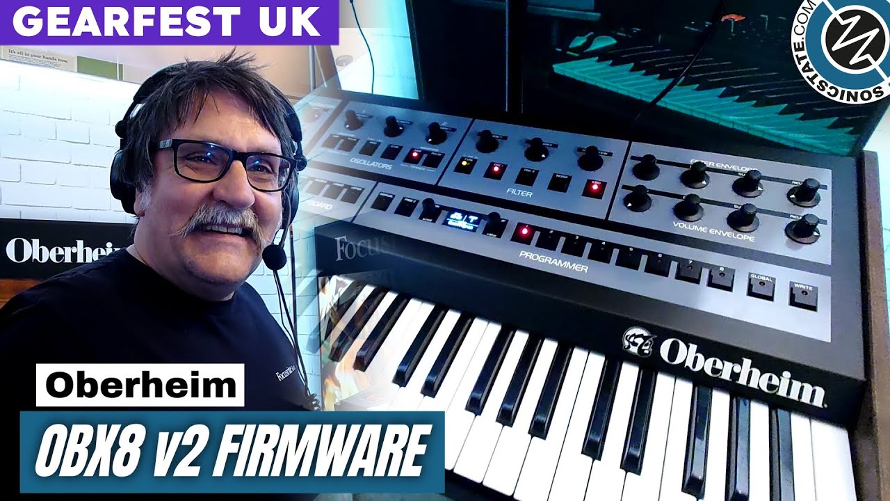 GearFest-UK24: Oberheim OB-X8 Firmware 2.0 Update