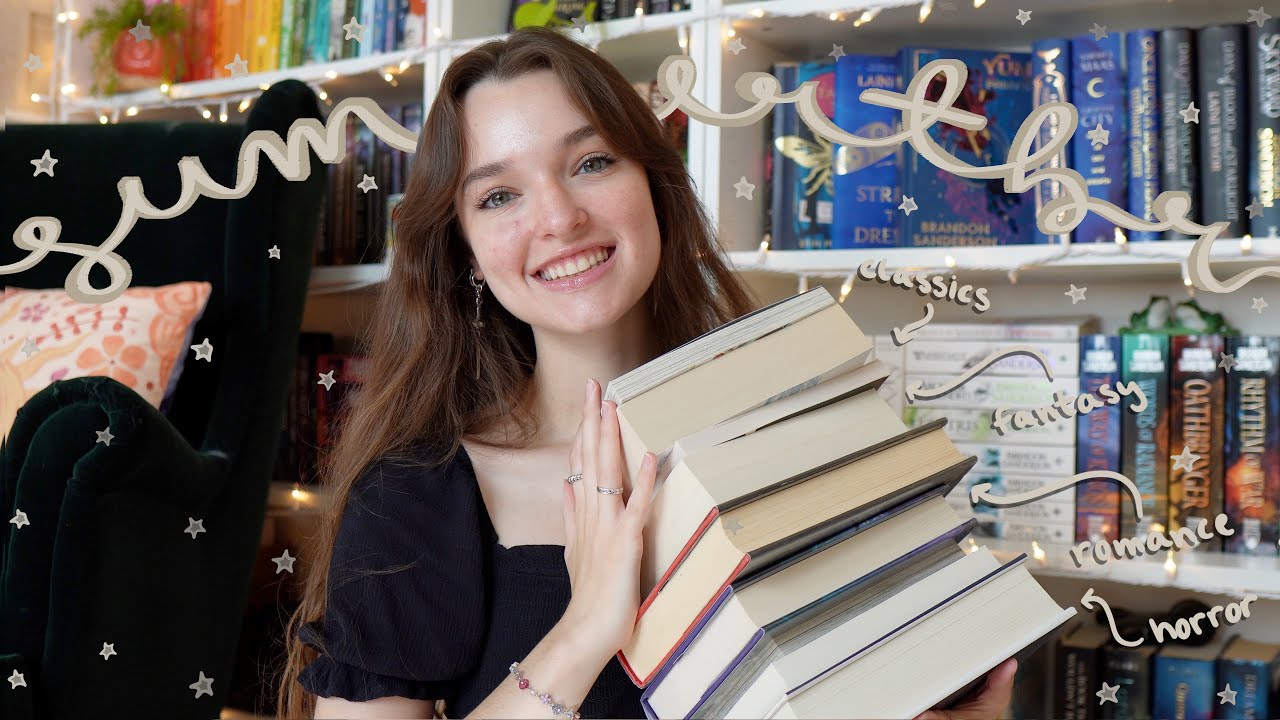SUMMER TBR | fantasy, romance, classics + my summerween tbr🌙