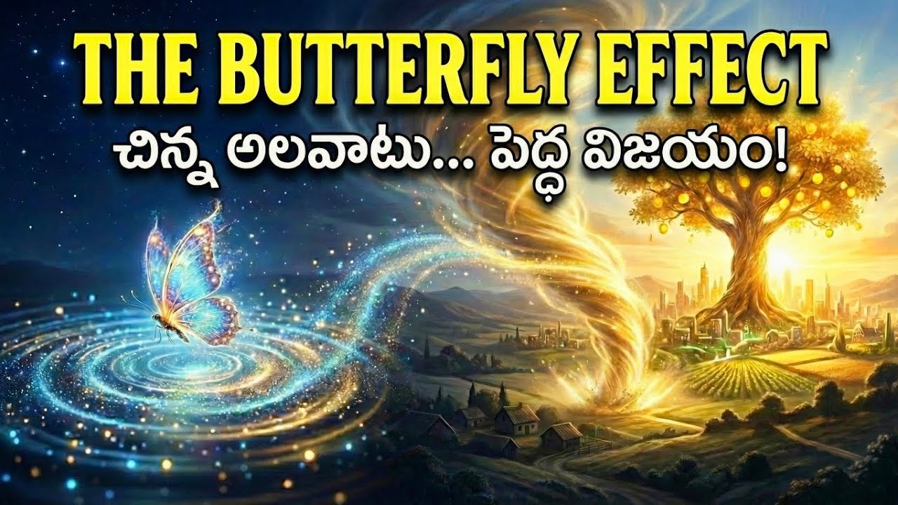 The Butterly Effect: Small Habits, Big Success in Telugu Lives | Motivational 2026