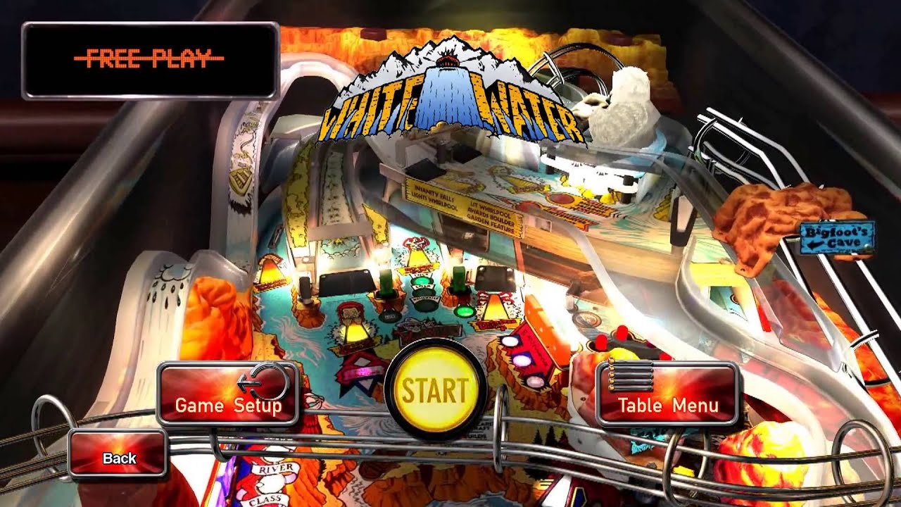 White Water (Wet Willie's & Vacation Jackpot Completed) The Pinball Arcade DX11 Full HD 1080p