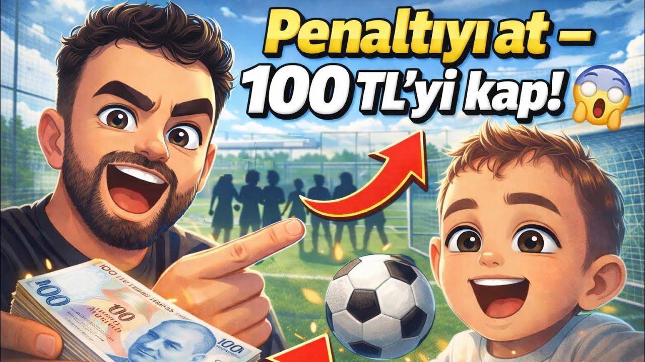 Genç kız takımı ile penaltı Challenger (Penaltıyı at 100 TL kazan)