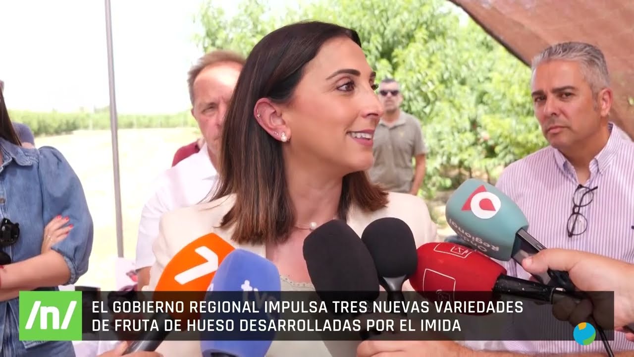 23/06/2025 El gobierno regional impulsa tres nuevas variedades de fruta de hueso.