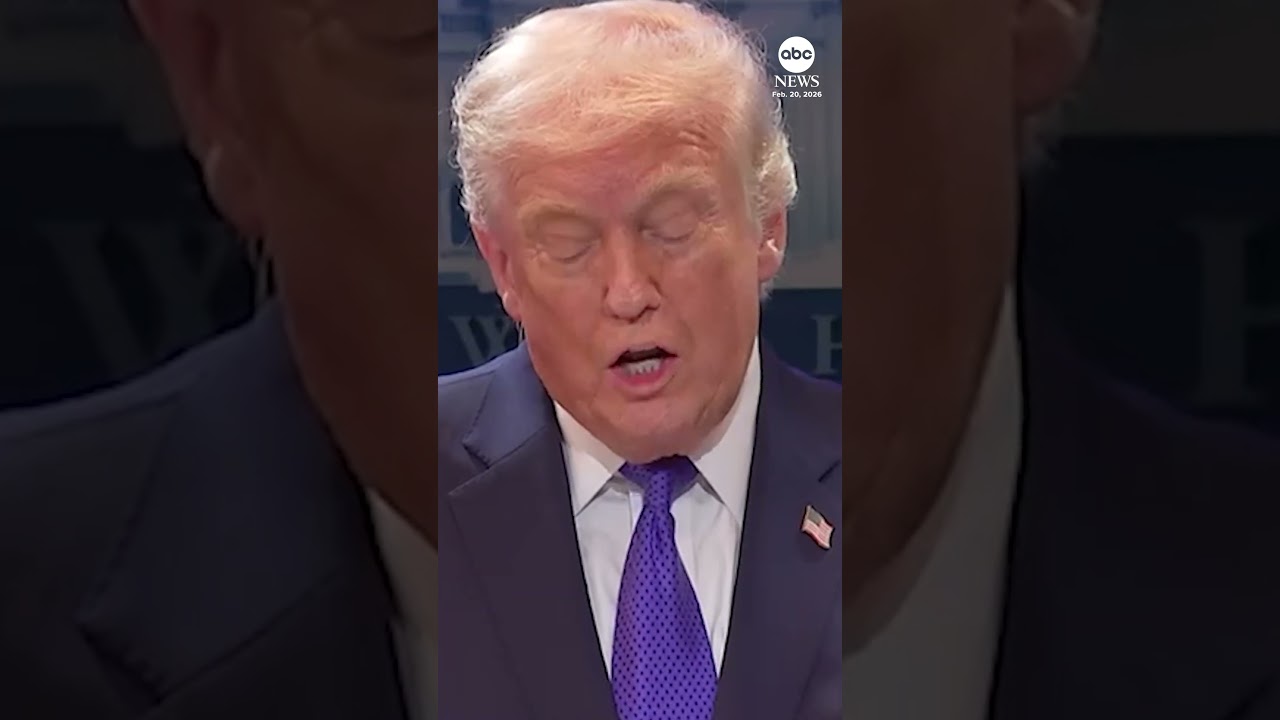 President Trump addresses the media after SCOTUS tariff decision