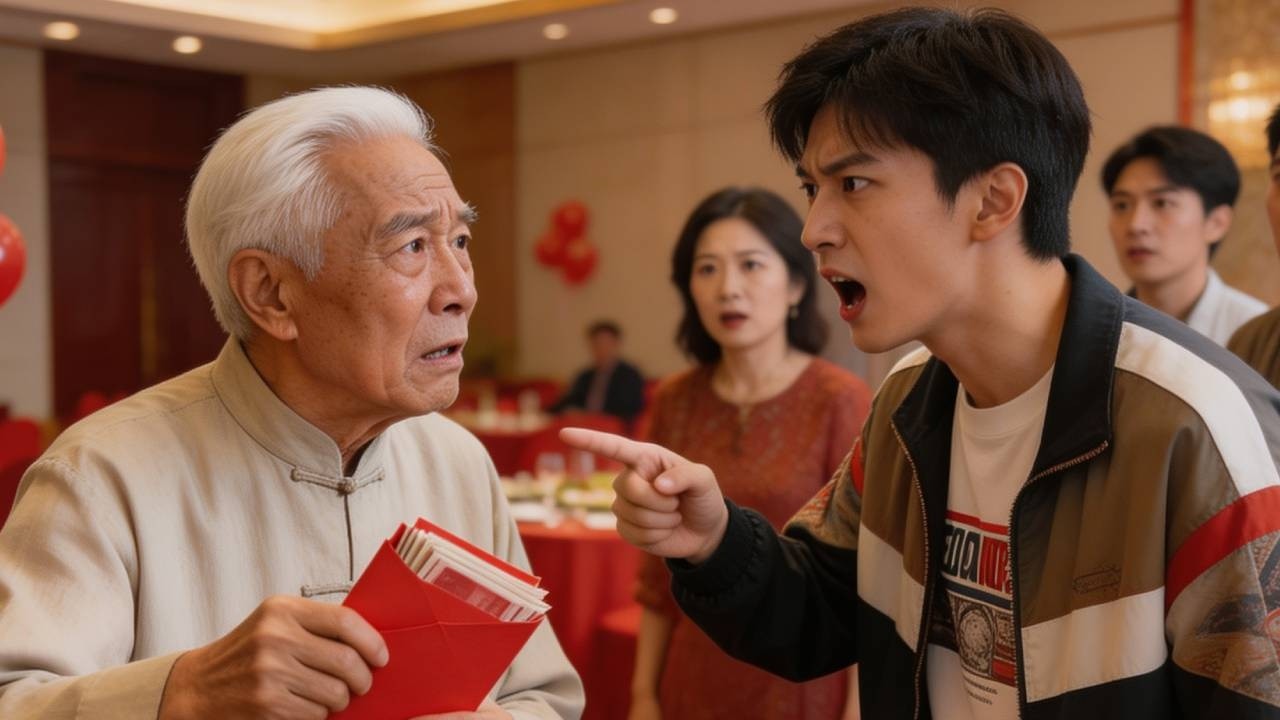 我72歲，孫子升學宴，我包50萬紅包給孫子，他卻冷冷罵我鄉下人，讓我立刻滾出現場，我當場把紅包抽走，真以為我欠你們的？