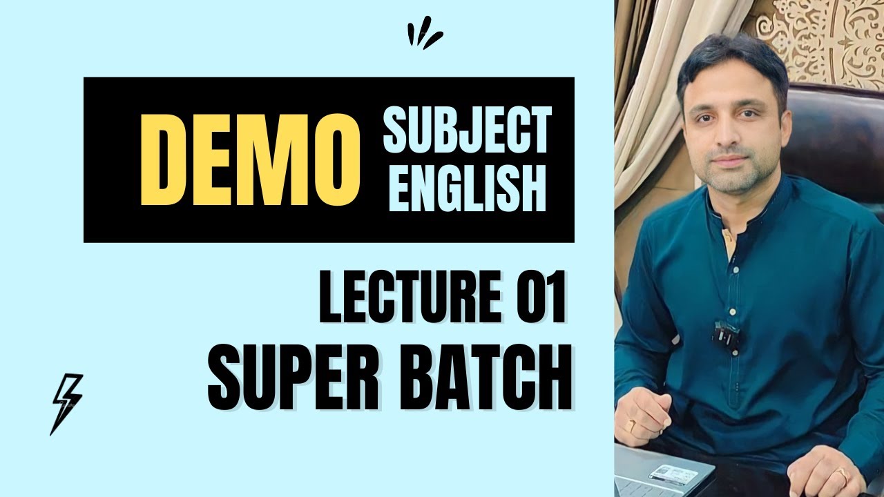 Demo Class English | Super Batch | Subject Verb Agreement | Sir Naeemullah Mahar