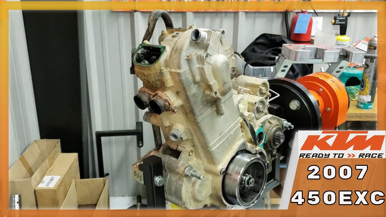 KTM RFS Top End Tear Down  |  2007 KTM 450 EXC | 2X