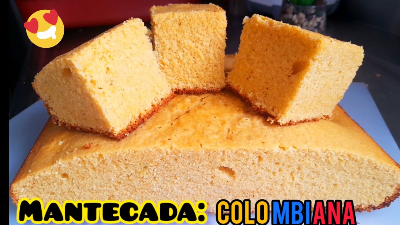 COMO HACER UNA MANTECADA  PERFECTA SUAVE Y ESPONJOSA, receta casera puro sabor 🇨🇴 para 20 porciones