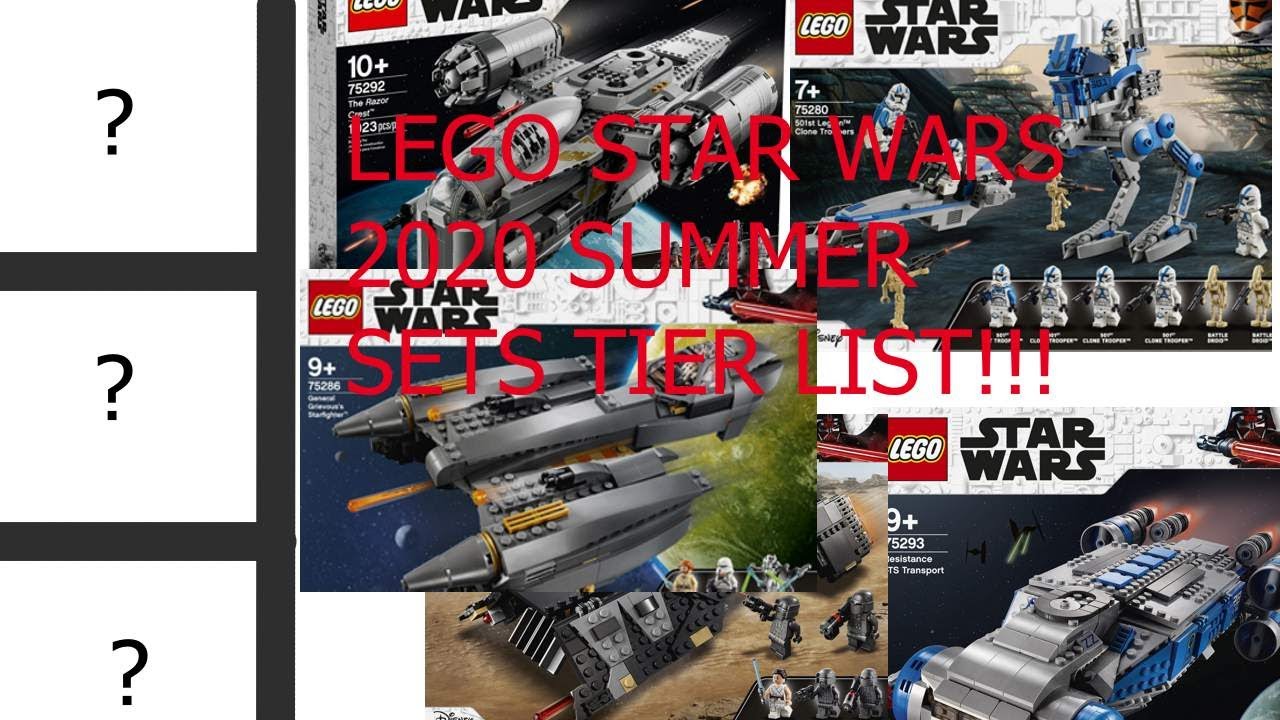 LEGO STAR WARS 2020 SUMMER SETS - TIER LIST!!!