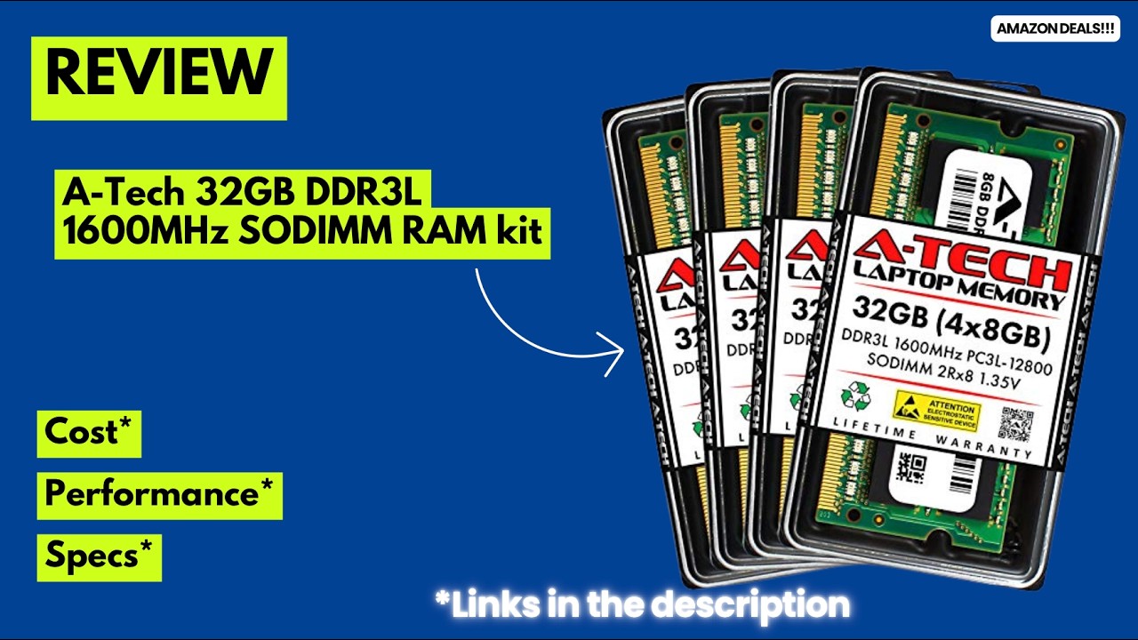 Обзор оперативной памяти A-Tech 32 ГБ DDR3 для ноутбуков (2026 г.) ⚡ Лучшее обновление для старых...