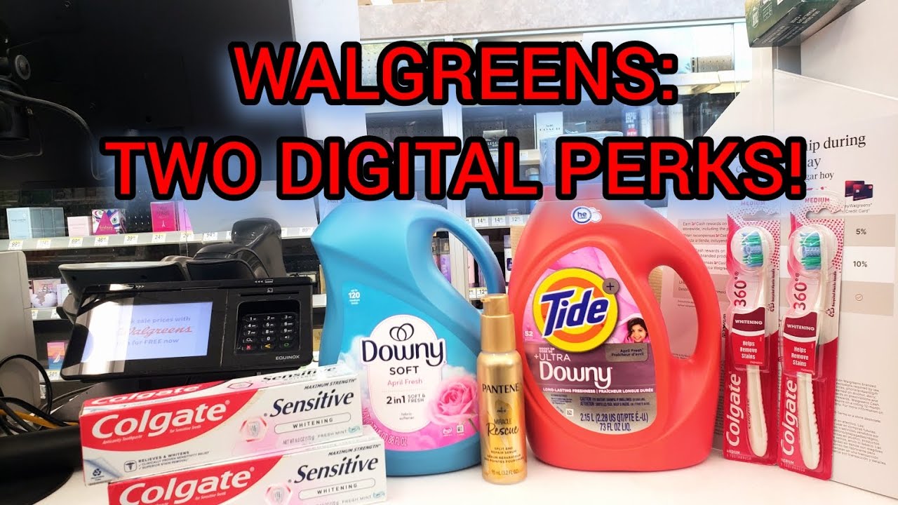 🚨WALGREENS:🚨  TWO DIGITAL BOOSTERS, ALL COUPONS APPLY! 🤑 TIDE, DOWNY 🧺, AND COLGATE! 🦷