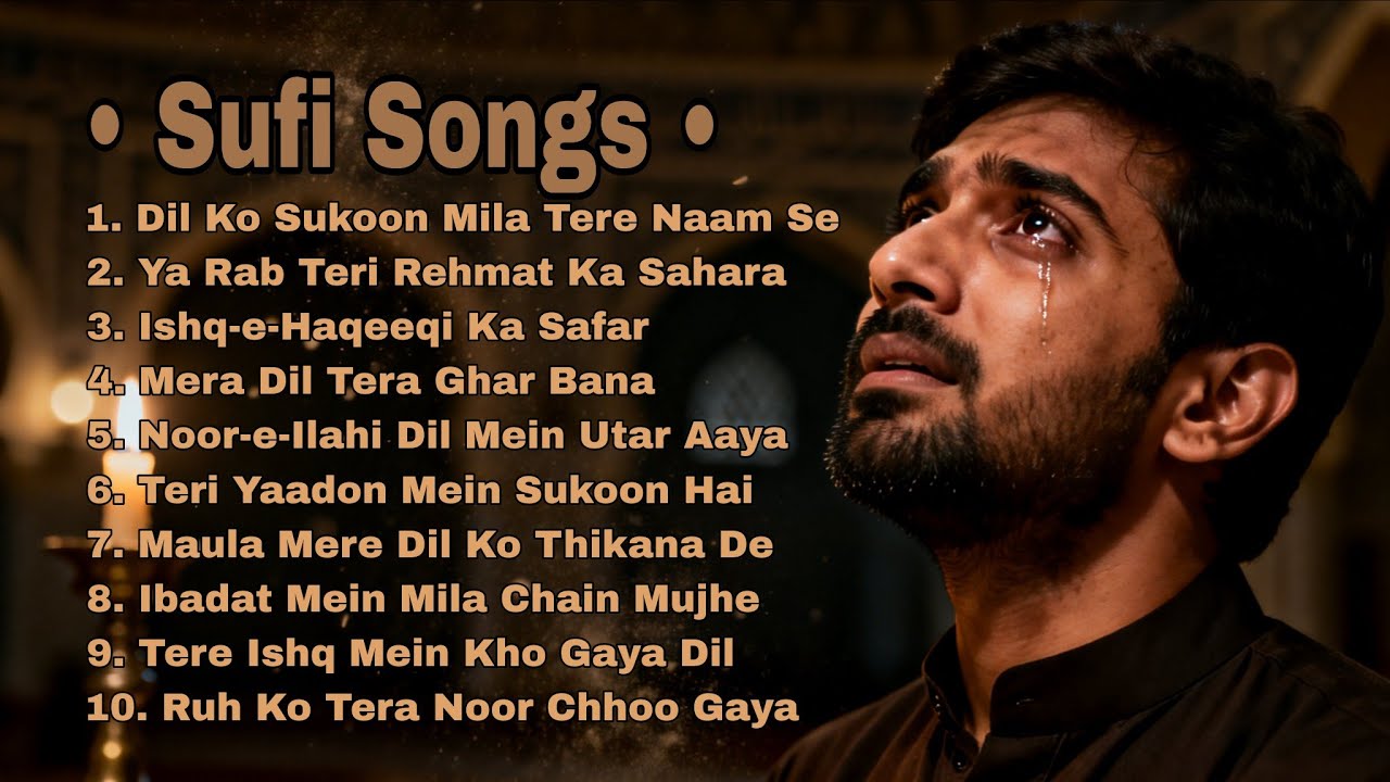 Non Stop Sufi Songs 💛 Heart Touching & Emotional Kalam | Soulful Islamic Sufi Music 