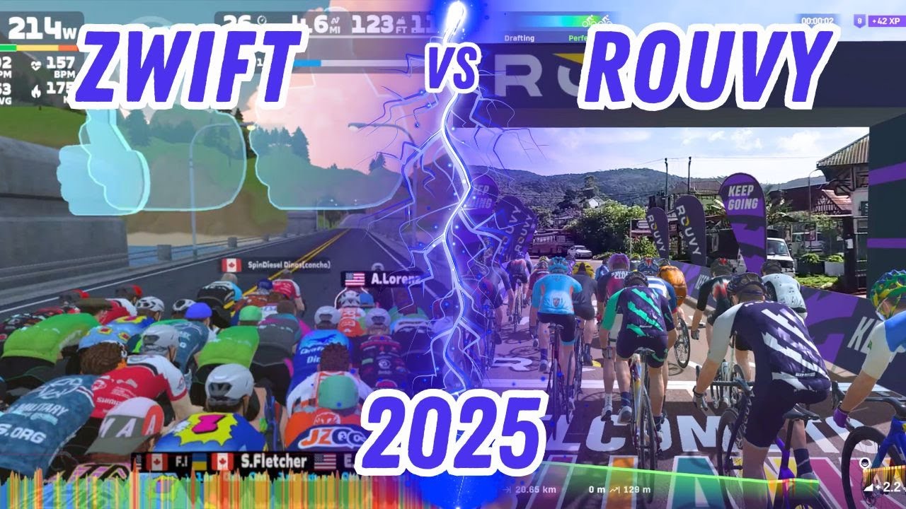 Rouvy vs Zwift in late 2025