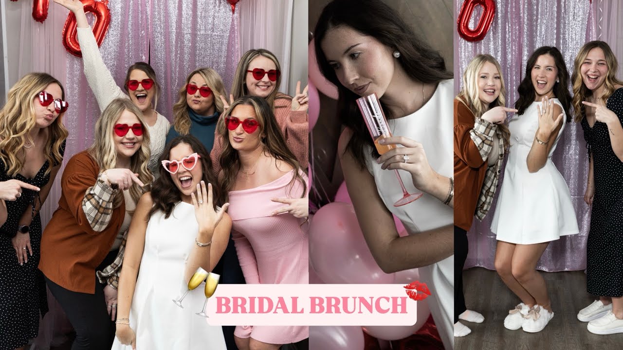 MY BRIDAL BRUNCH!!🥂 aka my bridesmaid proposal! :)) 💖