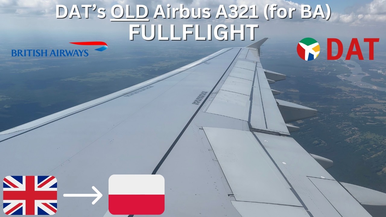FULLFLIGHT | Danish Air Transport (For BA) | Airbus A321-231 | London (LHR) - Warsaw (WAW) | BA846