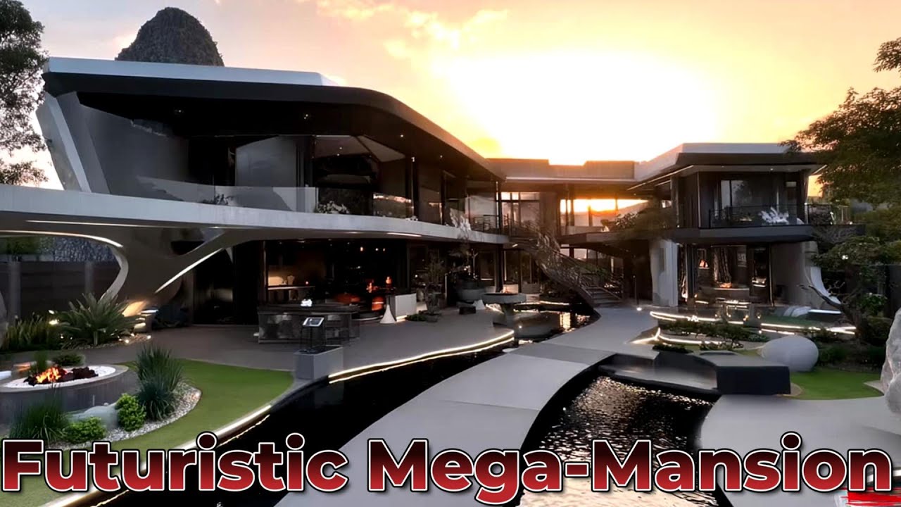 Touring a Mind-Blowing Futuristic Mega-Mansion