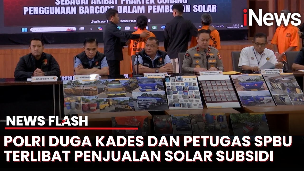Kades-Petugas SPBU Terlibat Penjualan Solar Subsidi ke Nonsubsidi di Tuban dan Karawang | News Flash