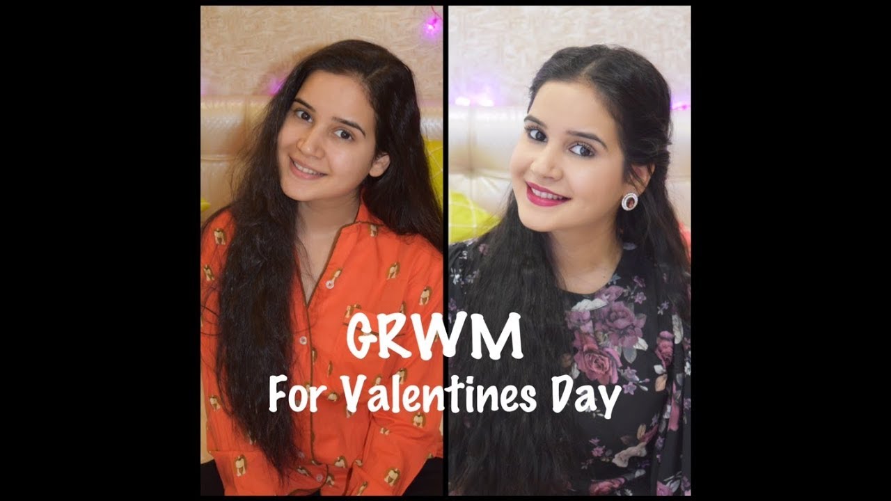 GRWM FOR VALENTINES DAY | SHIVSHAKTI SACHDEV | MAKEUP | HAIR | LOVE | FEB