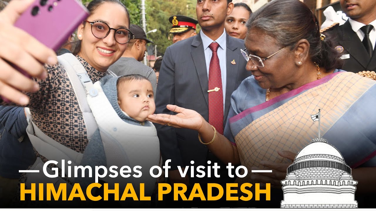 Glimpses of President Droupadi Murmu’s visit to Himachal Pradesh