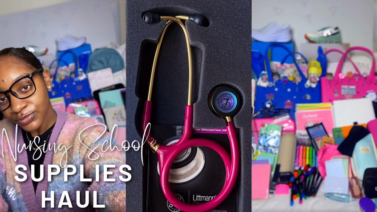 nursing school supplies haul 2025 + essentials 🩺📚