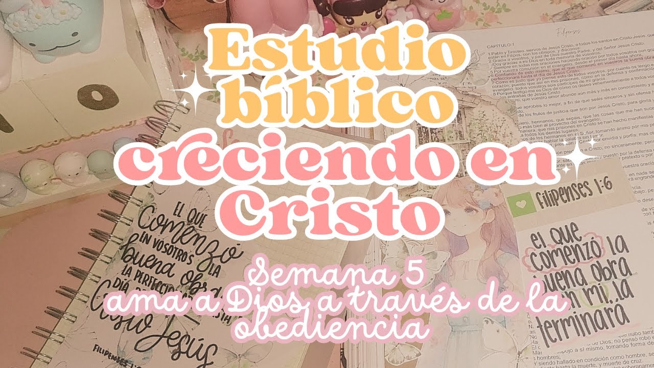 🌸 Estudio bíblico 🌱 creciendo en Cristo🌸RESUMEN semana 5