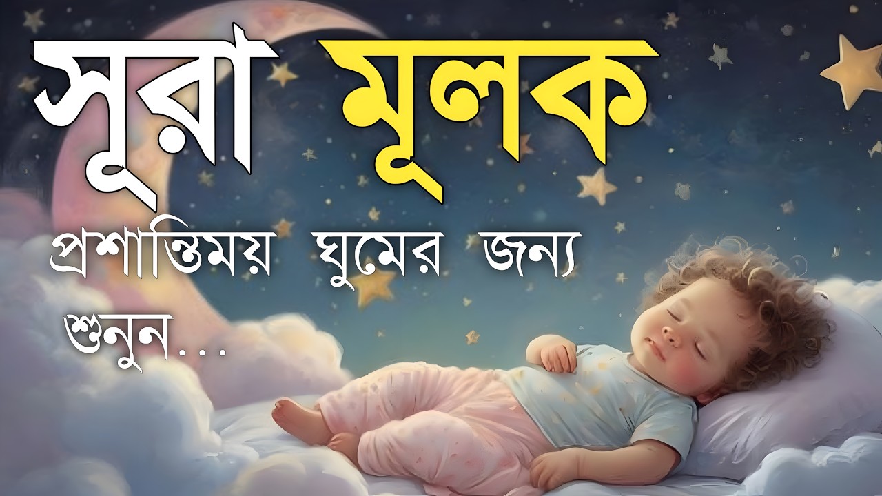 ঘুমানোর আগে এই তেলাওয়াত শুনুন সূরা আল মূলক খুব সুন্দর তেলাওয়াত | Surah Mulk Bangla - Shamsul Haque