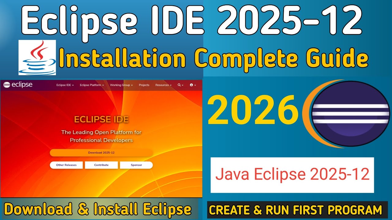 Как установить Java EE Eclipse IDE на Windows 10/11