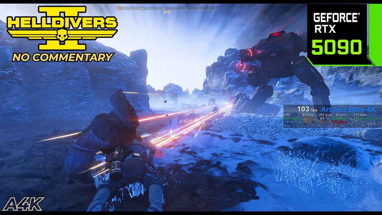 LIBERATE Vog Sojoth | HELLDIVERS 2: RTX 5090 4K 60FPS Ultra Max Settings