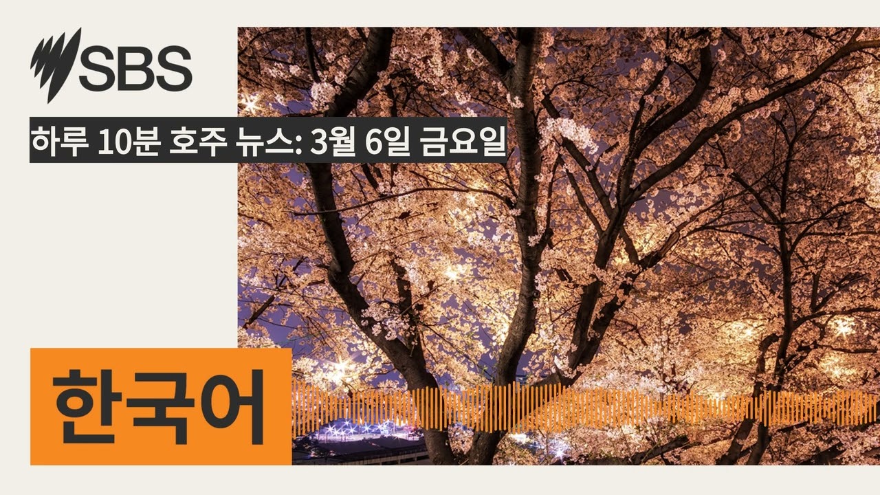 하루 10분 호주 뉴스: 3월 6일 금요일 | SBS Korean - SBS 한국어 프로그램