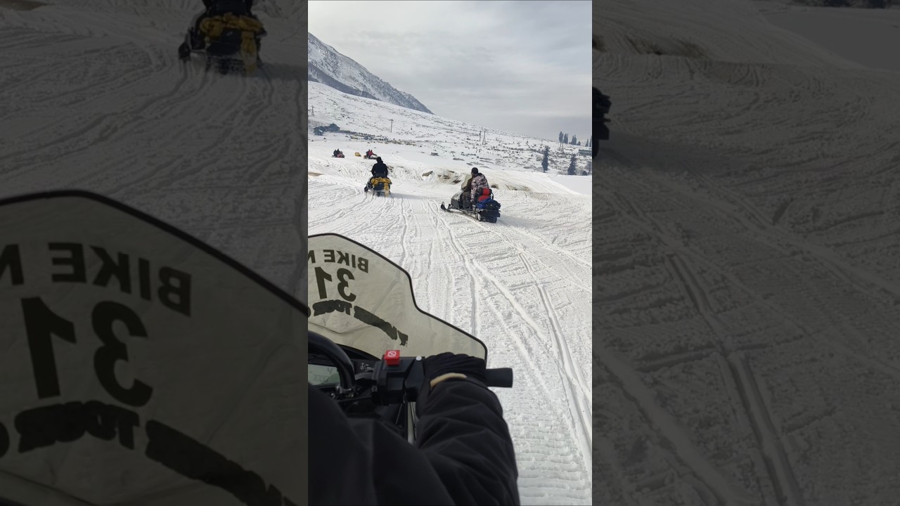 Snow bike Gulmarg || Snow activities Gulmarg||Kashmir in winter ❤️
