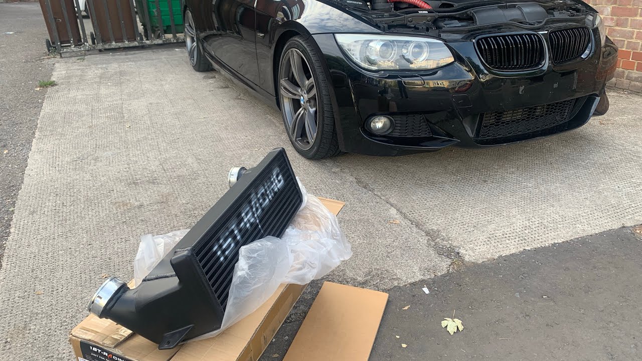 Модернизация интеркулера 330D 335i 335D с Ebay для E90 E91 E92 E93
