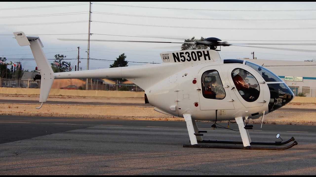 MD530FF Start-Up & Takeoff (Hughes 369/500) Helicopter N530PH | N532WC