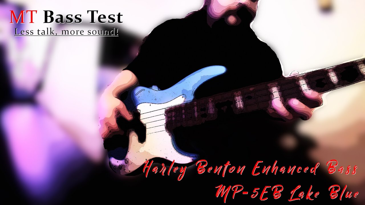 MT Bass Test // Less talk, more sound. // Harley Benton Enhanced Bass MP-5EB Lake Blue