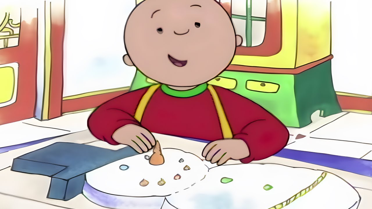 ☃️ Oblutak želi ispeći tortu sa snjegovićem 🍰 | Oblutak na Hrvatskom | Caillou