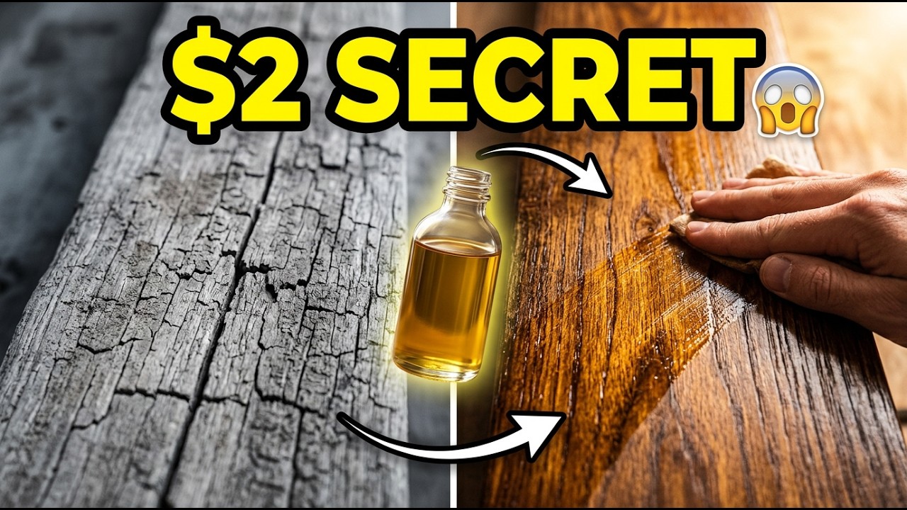 The Lost Art of Instant Wood Restoration: They Hid This $2 Wood Formula Since 1939