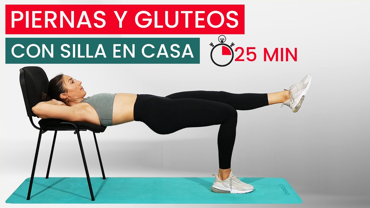 😏🍑CONSIGUE PIERNAS Y GLUTEOS SIN CELULITIS. EJERCICIOS CON SILLA. ADELGAZA, TONIFICA Y FORTALECE.